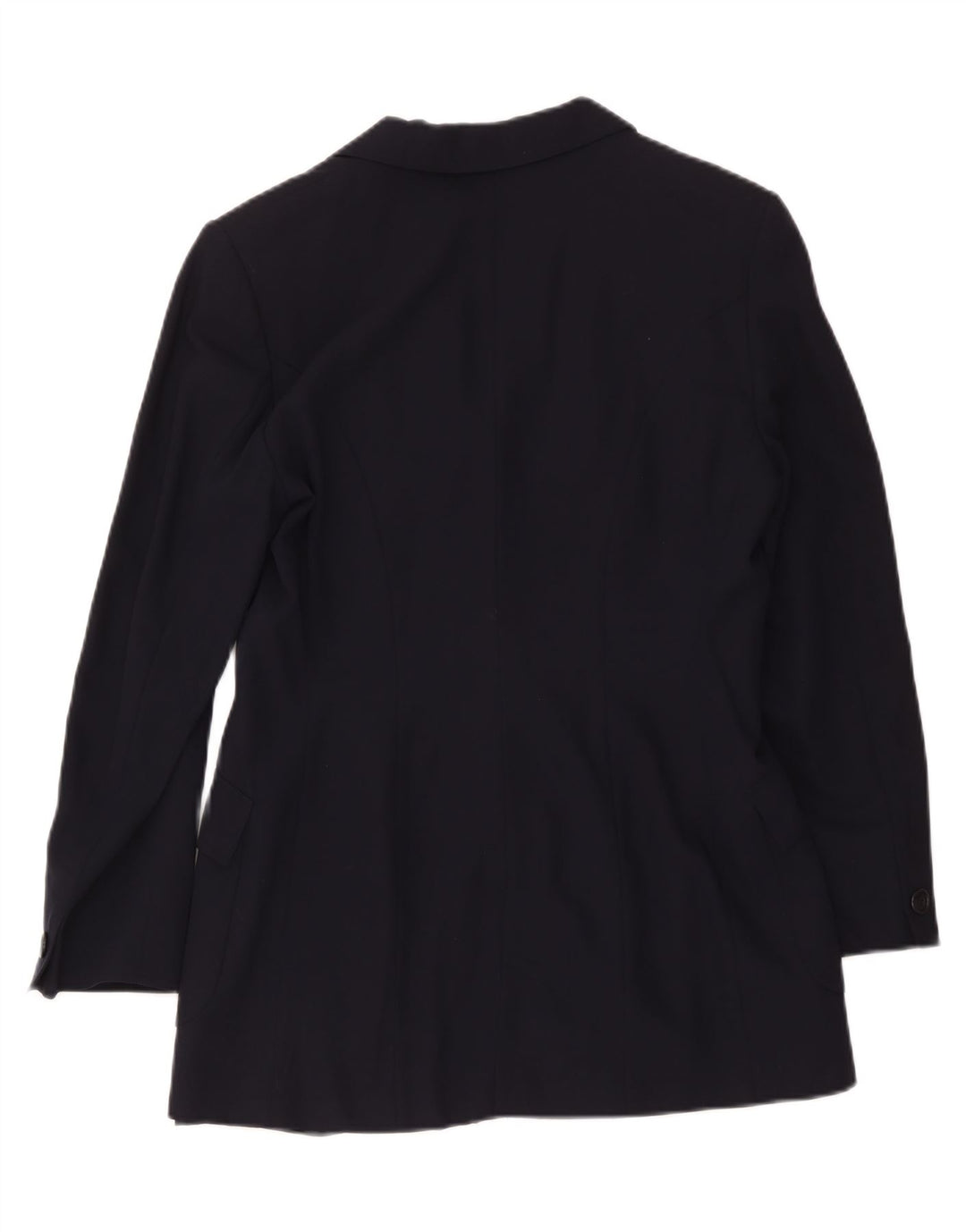 Женский пиджак Sportmax UK 12, средний темно-синий, шерсть