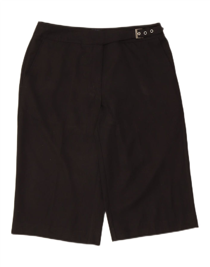 IZOD Womens Stretch Bermuda Shorts US 10 Large W32 Black Polyester Vintage Izod and Second-Hand Izod from Messina Hembry 
