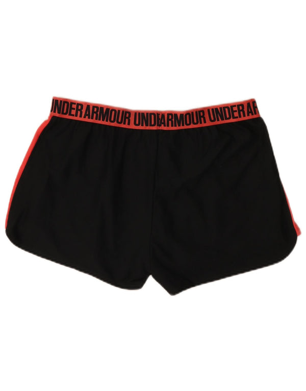 Женские спортивные шорты Under Armour Heat Gear UK 18 XL, черные с цветными блоками