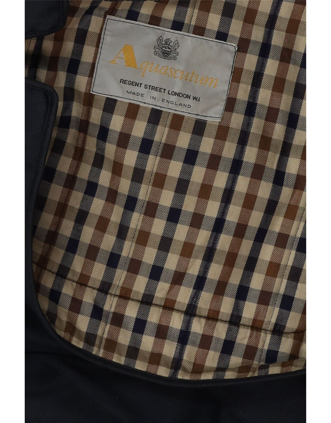 Мужское пальто Aquascutum UK 40, большое темно-синее