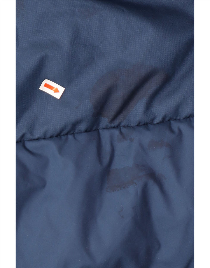 ADIDAS Мужская утепленная куртка с капюшоном UK 42 XL Темно-синяя полиамидная зима