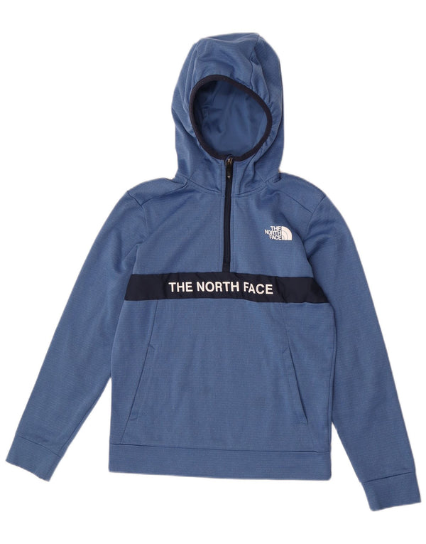 Джемпер с капюшоном The North Face для мальчиков 14–15 лет, синий цвет с блоками, размер XL