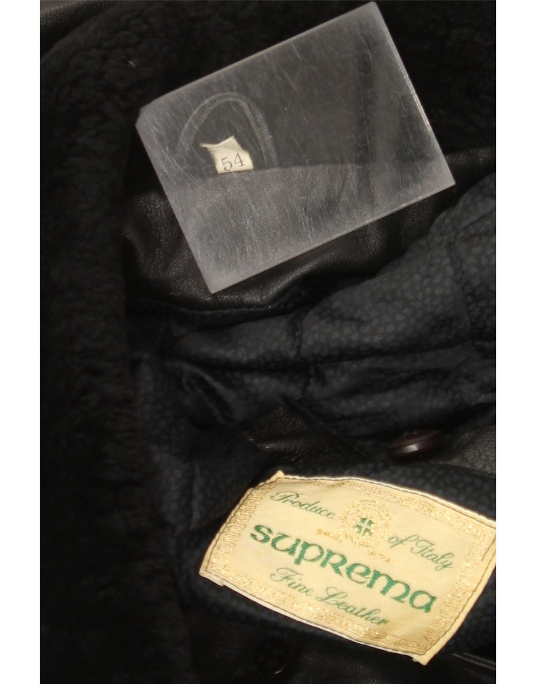 Куртка мужская кожаная Suprema IT 54 2XL черная кожа