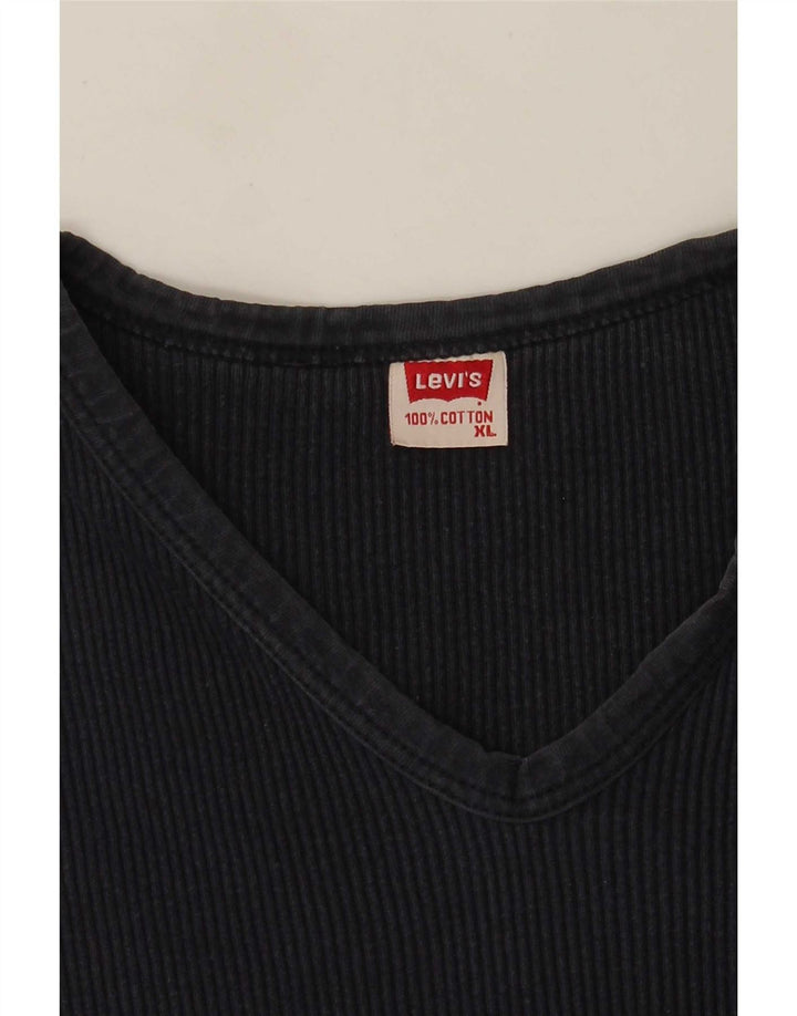 Женская футболка Levi's Top XL, темно-синий, хлопок
