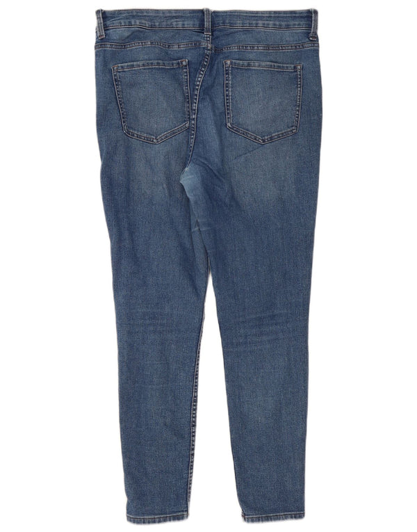 Женские джинсы скинни Marks & Spencer The Ivy UK 16, большие W34 L28, синие, хлопок