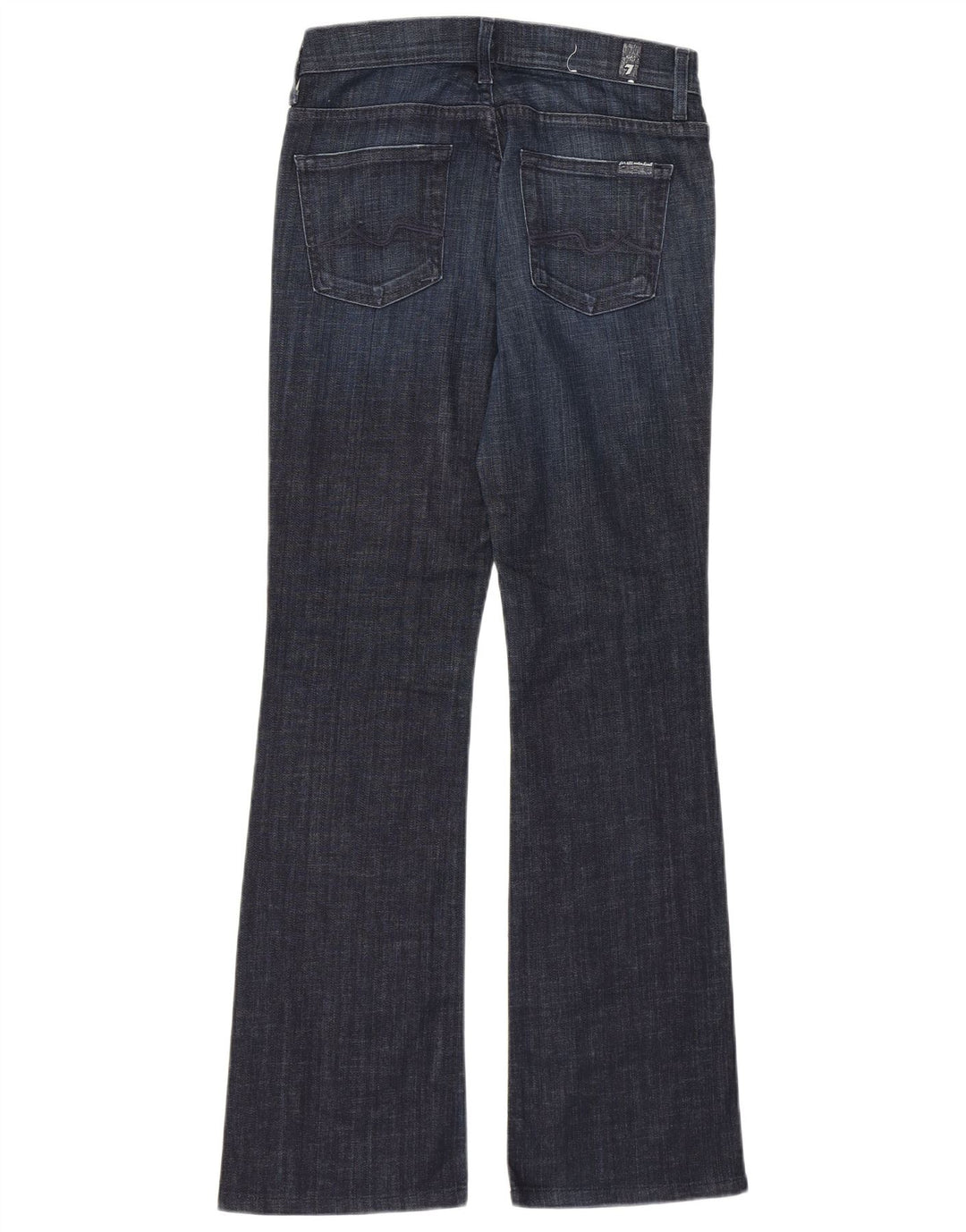 Женские джинсы Bootcut со средней посадкой 7 For All Mankind W26 L30 Темно-синие