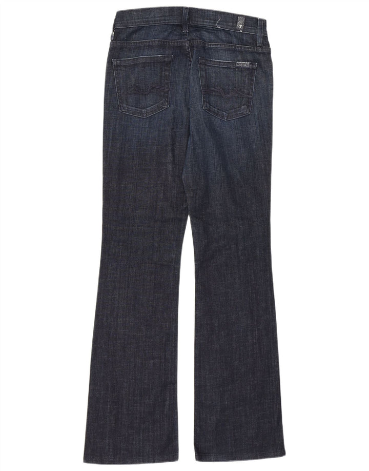 Женские джинсы Bootcut со средней посадкой 7 For All Mankind W26 L30 Темно-синие