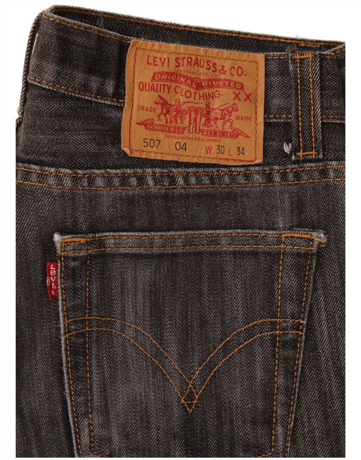 Женские джинсы Levi's 507 Bootcut W30 L34 Серые в крапинку