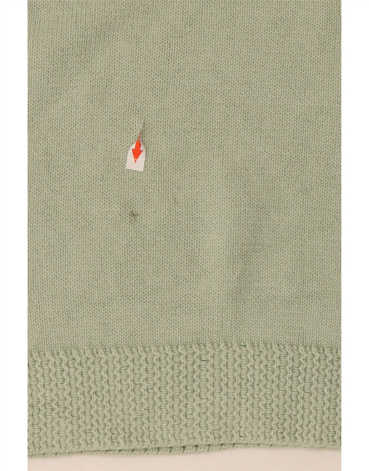 Женский джемпер с вырезом «лодочка» Marks & Spencer, Великобритания 12, средний зеленый хлопок, хлопок