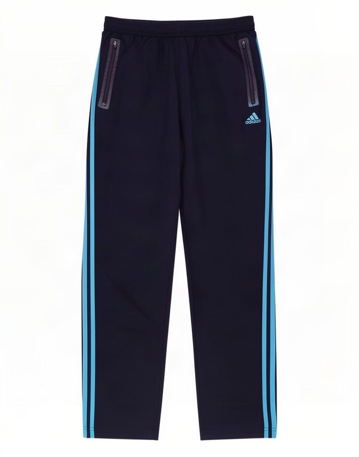 Мужские спортивные брюки Adidas Climacool, большие темно-синие брюки из полиэстера