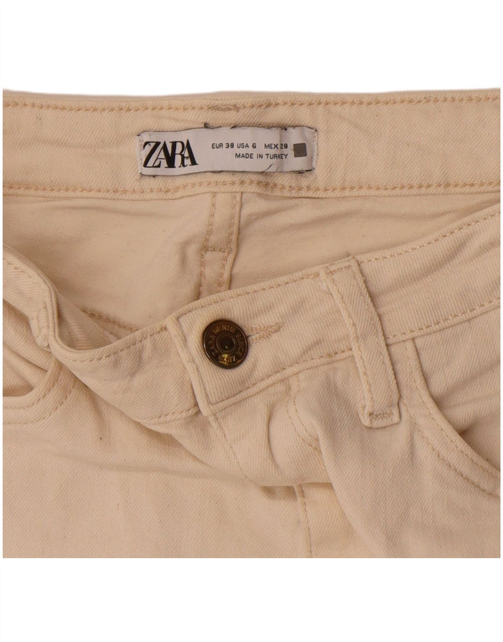 Женские джинсы Bootcut Zara EU 38 Small W28 L32 Off White