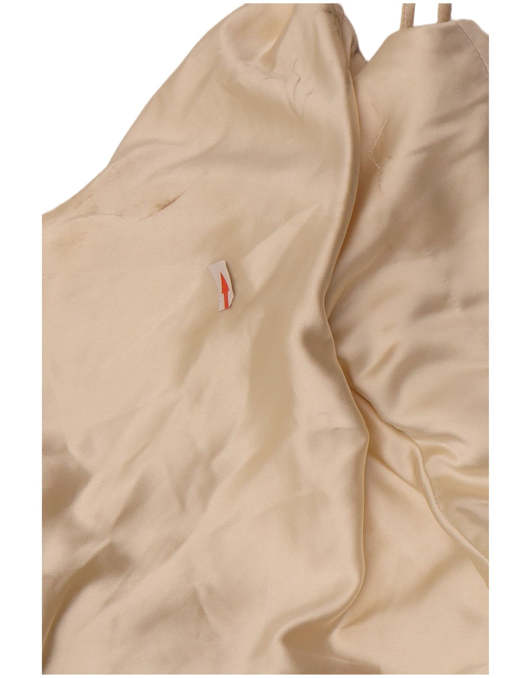 Женский укороченный топ на бретельках Zara UK 14, большой Off White