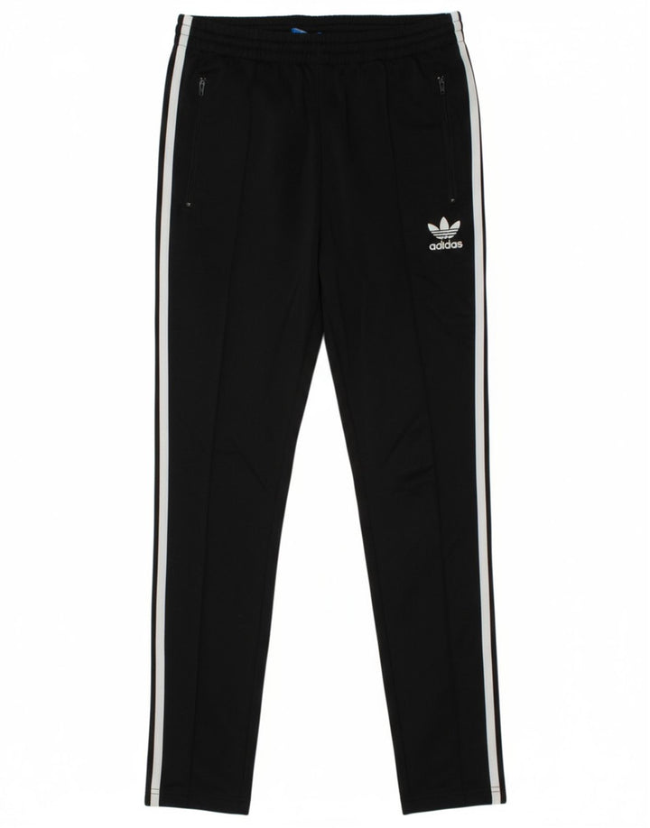 ADIDAS Womens Tracksuit Trousers UK 8 Small  Black Polyester