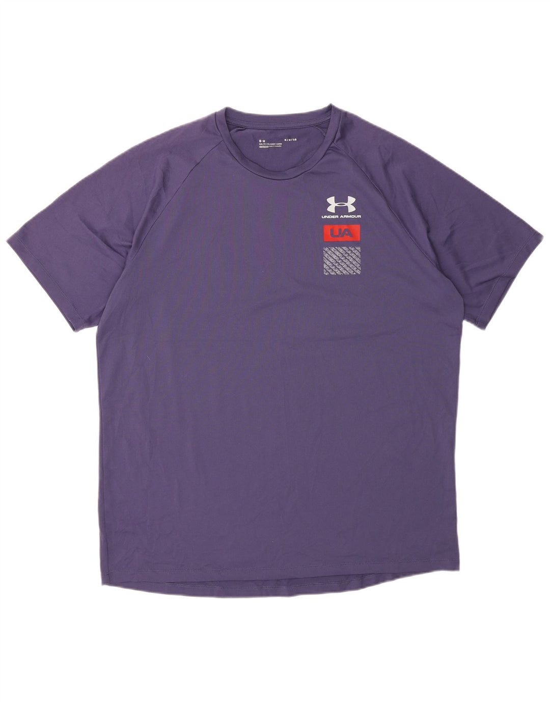 Мужская футболка с рисунком Under Armour, большая фиолетовая