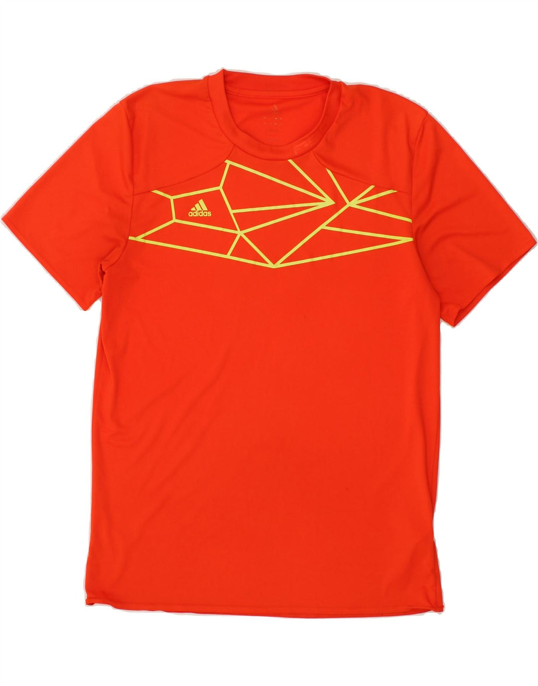 ADIDAS Mens Graphic T-Shirt Top Large Red Polyester Vintage Adidas and Second-Hand Adidas from Messina Hembry 