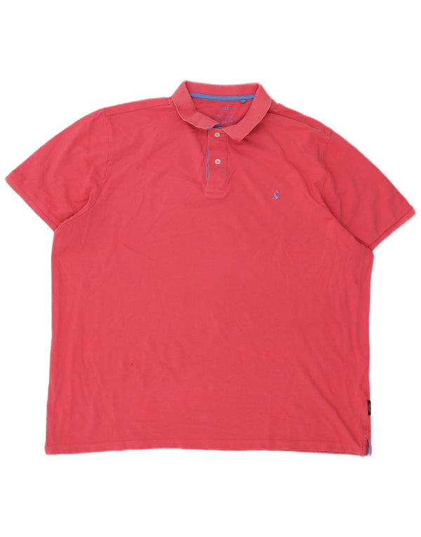 Мужская рубашка поло Joules Classic Fit 2XL, розовая, хлопок