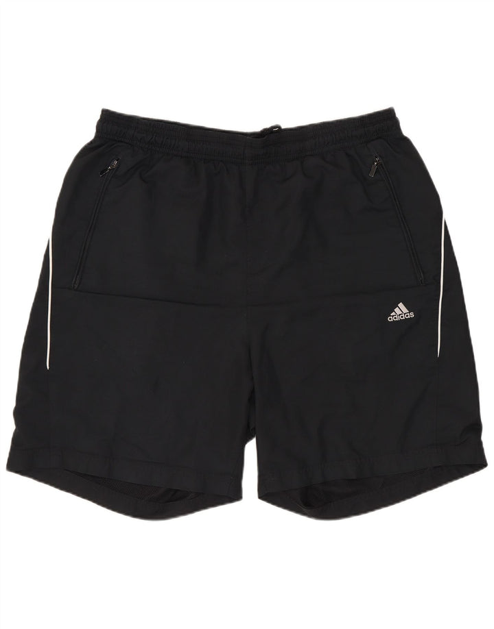 Мужские спортивные шорты ADIDAS, средний черный полиэстер