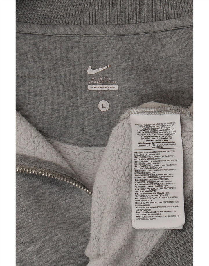 Мужской спортивный костюм NIKE, большая хлопковая куртка серого цвета с крапинками