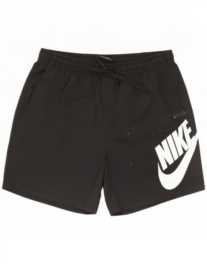 Мужские спортивные шорты Nike, большие черные полиэстер