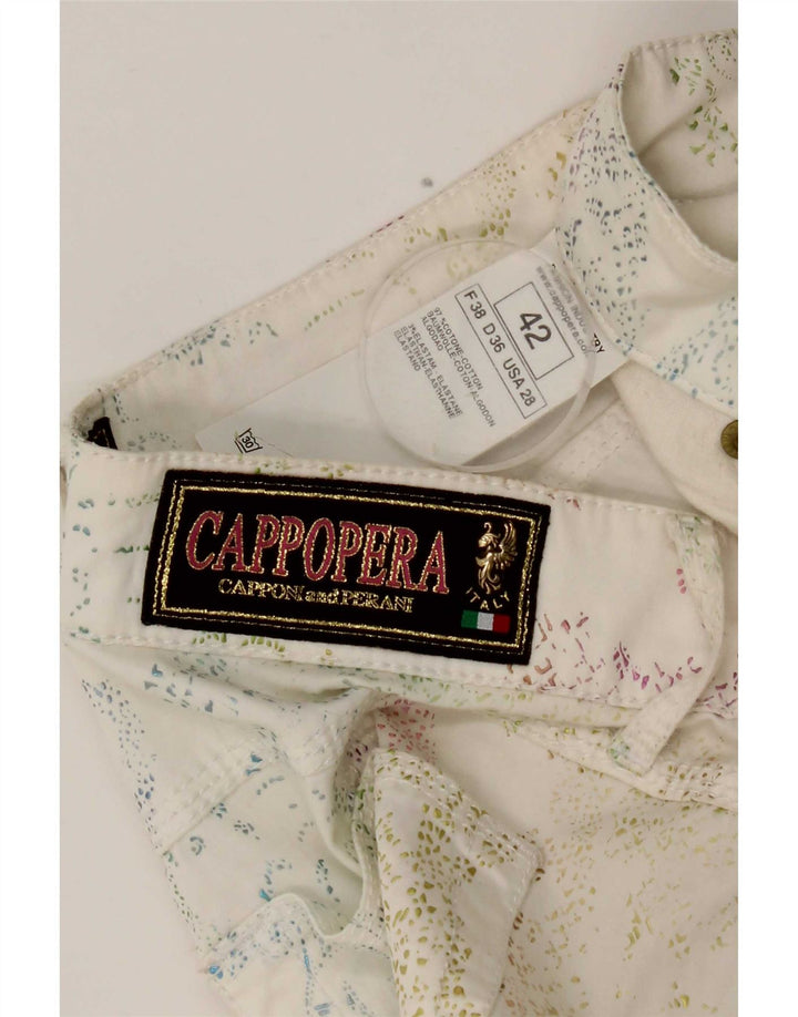 Женские повседневные брюки Cappopera IT 42 Medium W26 L29 Off White