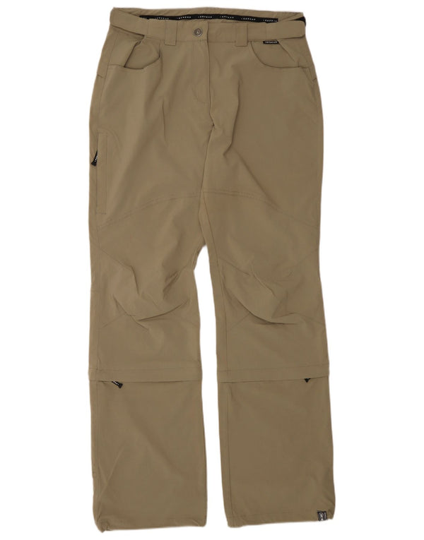 Icepeak Женские походные брюки-карго EU 40 Medium W30 L32 Хаки Полиэстер