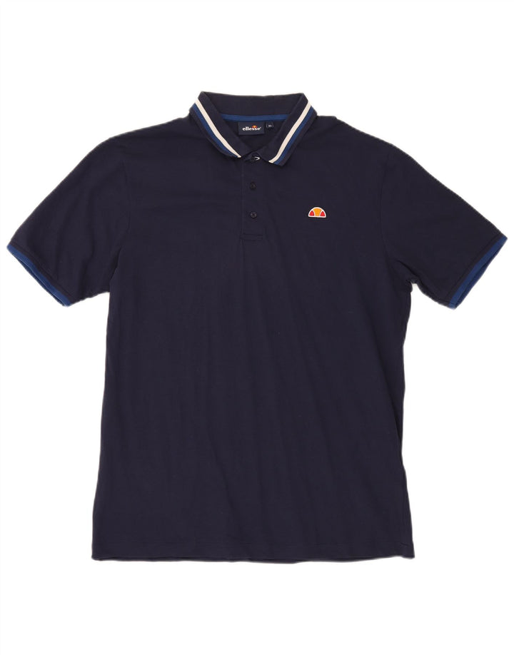 Мужская рубашка-поло Ellesse XL, темно-синяя, хлопок