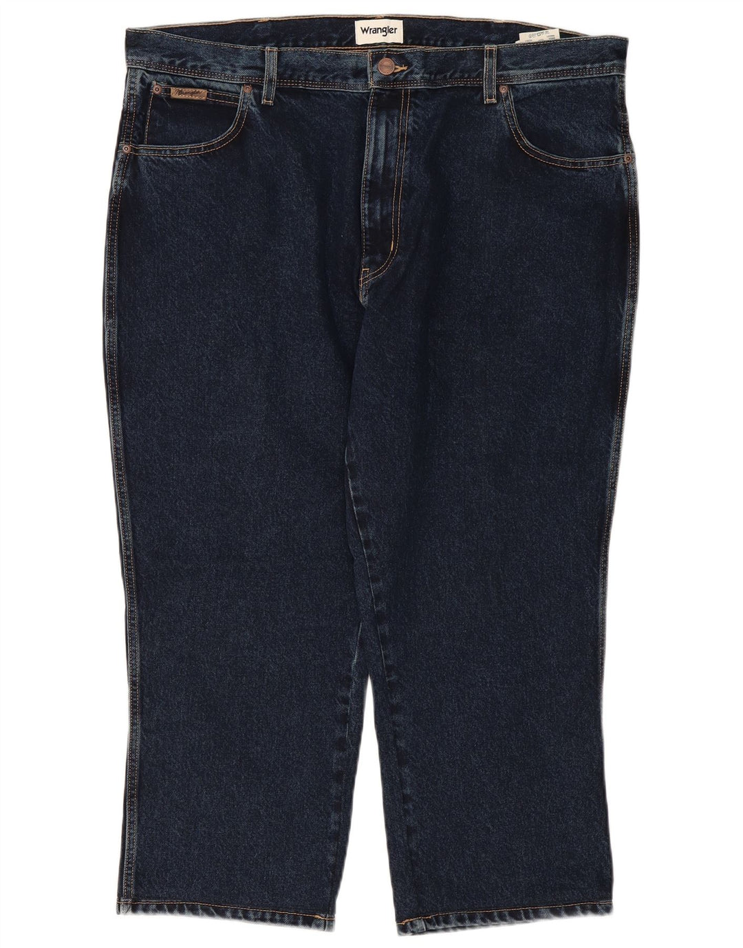 Мужские прямые джинсы WRANGLER Texas Capri W42 L24, темно-синий хлопок