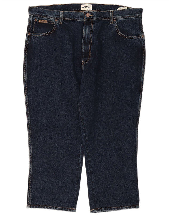 Мужские прямые джинсы WRANGLER Texas Capri W42 L24, темно-синий хлопок