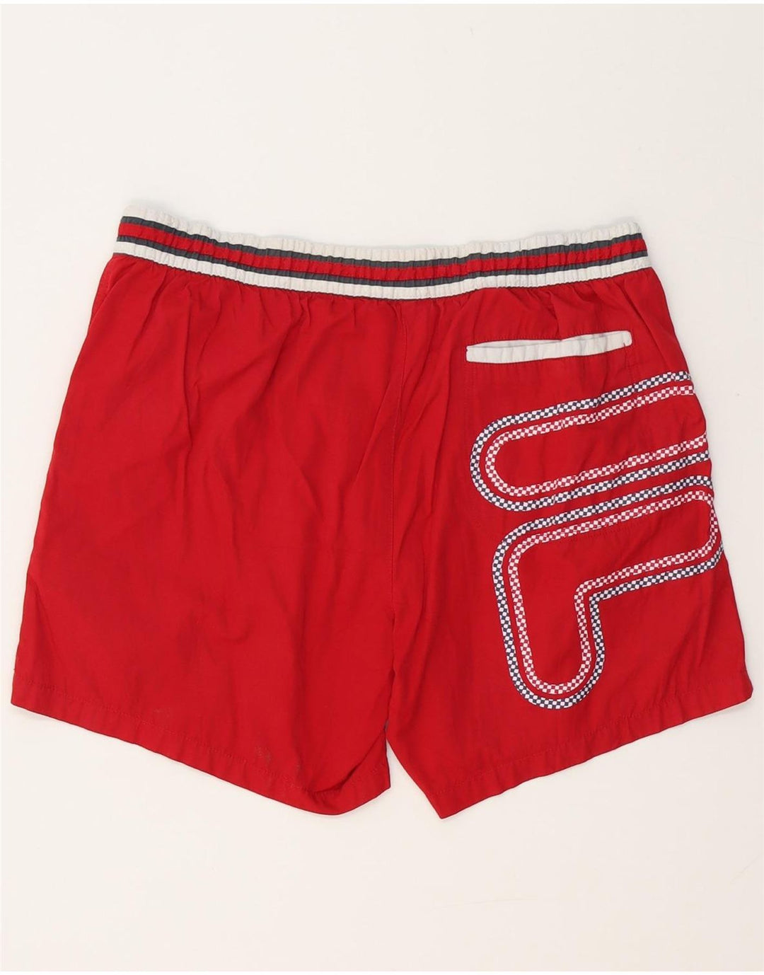 Женские шорты для плавания FILA с рисунком UK 18 XL, красный полиэстер