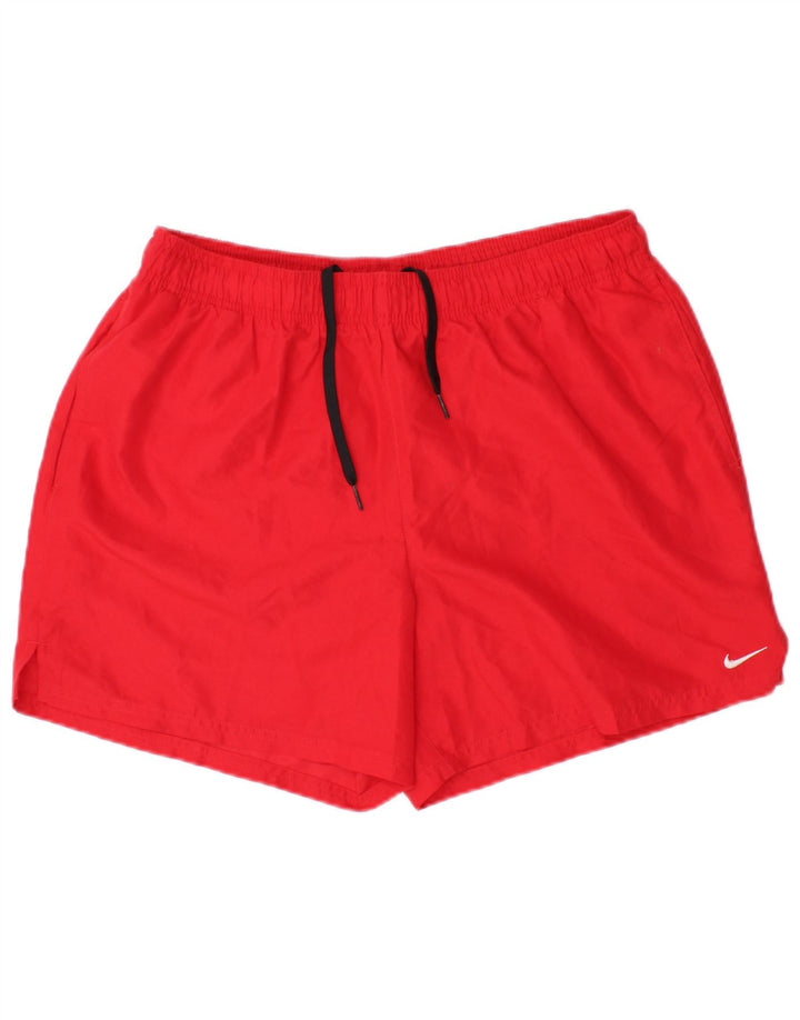 Мужские спортивные шорты NIKE, большие красные, полиэстер