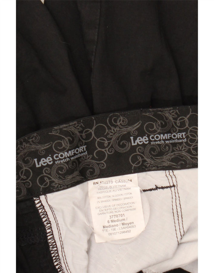 Женские шорты чинос LEE US 6 Medium W30, черные хлопковые