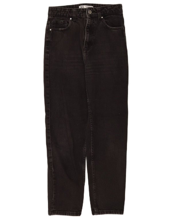 Женские прямые джинсы Zara EU 36 XS W26 L26, черные
