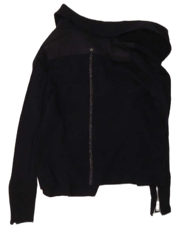 Женский свободный кардиган MINT VELVET UK 10, маленький темно-синий из вискозы
