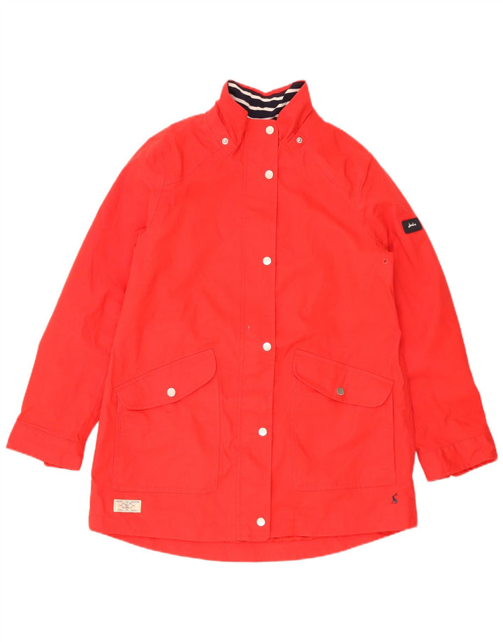 Женская дождевик оверсайз Joules UK 10, маленький красный хлопок