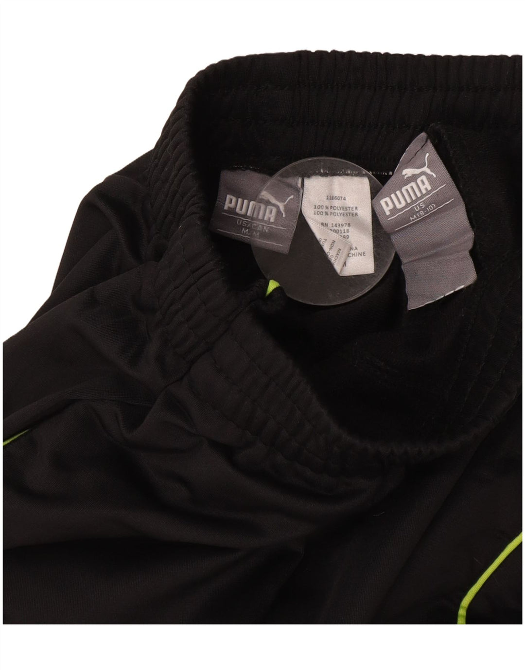 Спортивные брюки PUMA для мальчиков 8-9 лет, средний черный, полиэстер