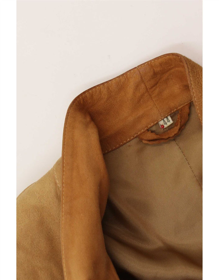 Винтажная женская замшевая куртка IT 44 Medium Beige