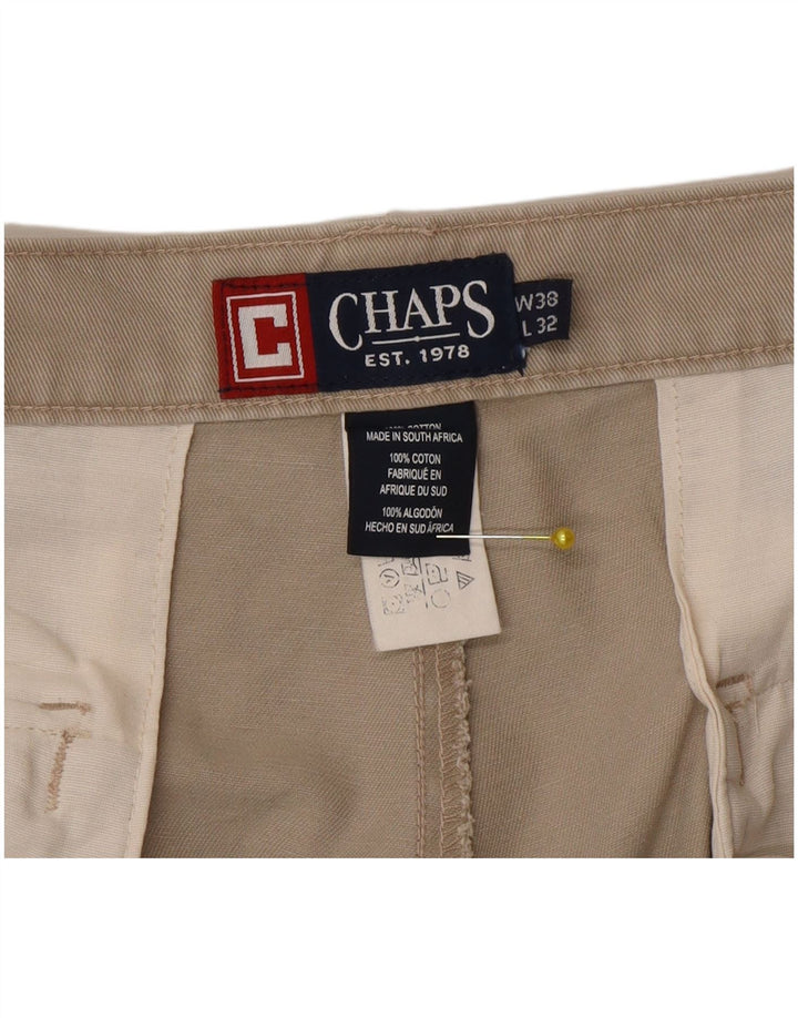Мужские прямые брюки-карго Chaps W38 L32, серые, хлопковые