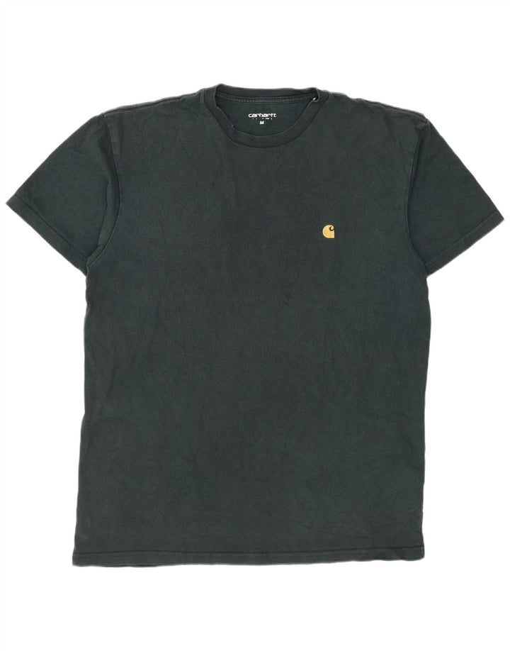 CARHARTT Мужская футболка из хлопка среднего размера зеленого цвета