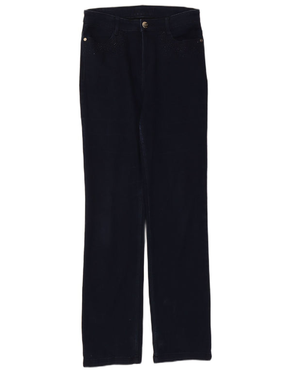 Женские прямые джинсы Marks & Spencer UK 10, маленькие W27 L30, темно-синие