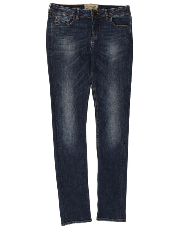 Женские узкие джинсы Fat Face UK 10, маленькие W30 L31, синие, хлопок