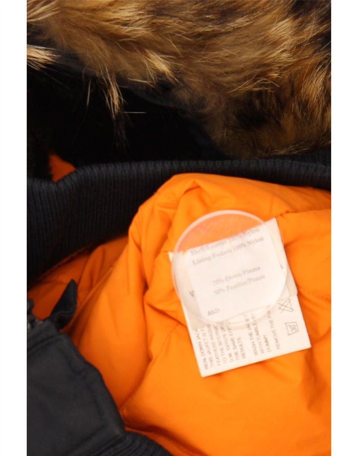 Мужская утепленная куртка-бомбер Goose & Gander IT 48, средний черный нейлон