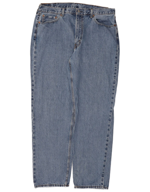 Мужские прямые джинсы свободного кроя Levi's 550 W40 L34, синий хлопок