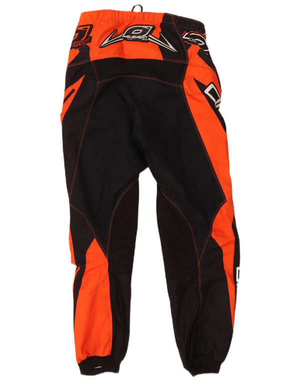 Мужские брюки O'Neal Moto Racer с рисунком W32 L29 оранжевые цветные блоки