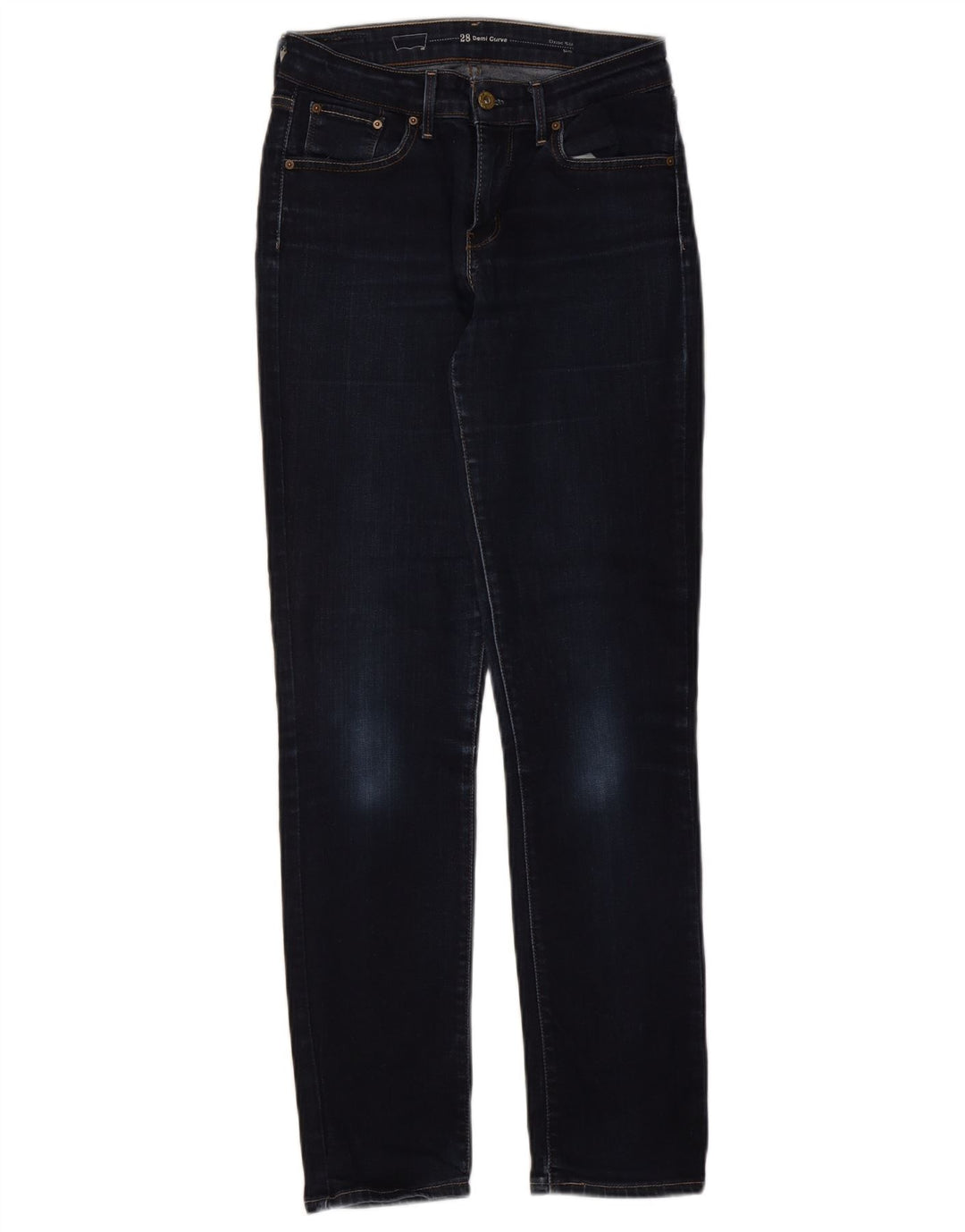 Женские узкие джинсы Levi's W28 L32, темно-синие, хлопок