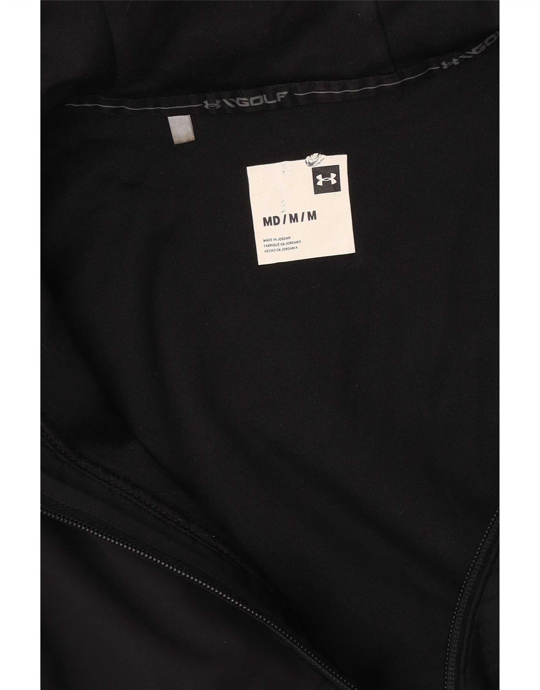 Мужской свитер с капюшоном на молнии Under Armour, средний черный