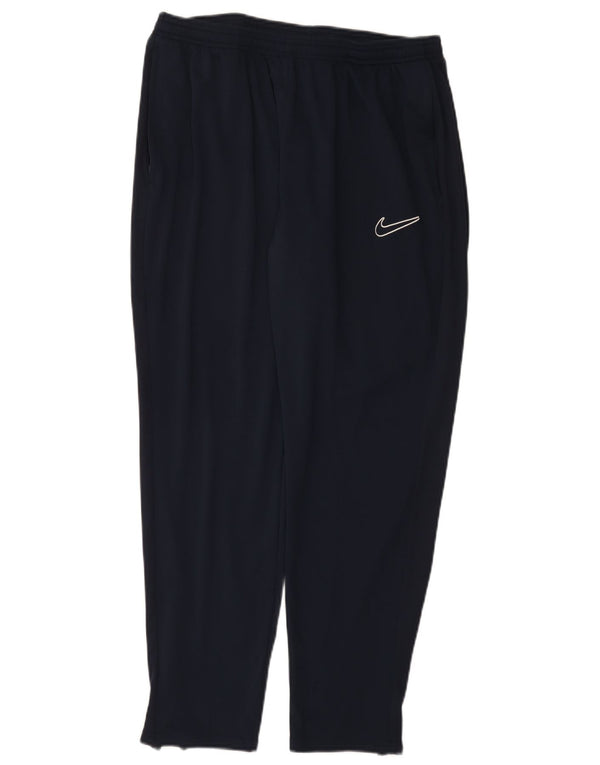 Мужские спортивные брюки Nike Dri Fit 2XL темно-синие из полиэстера