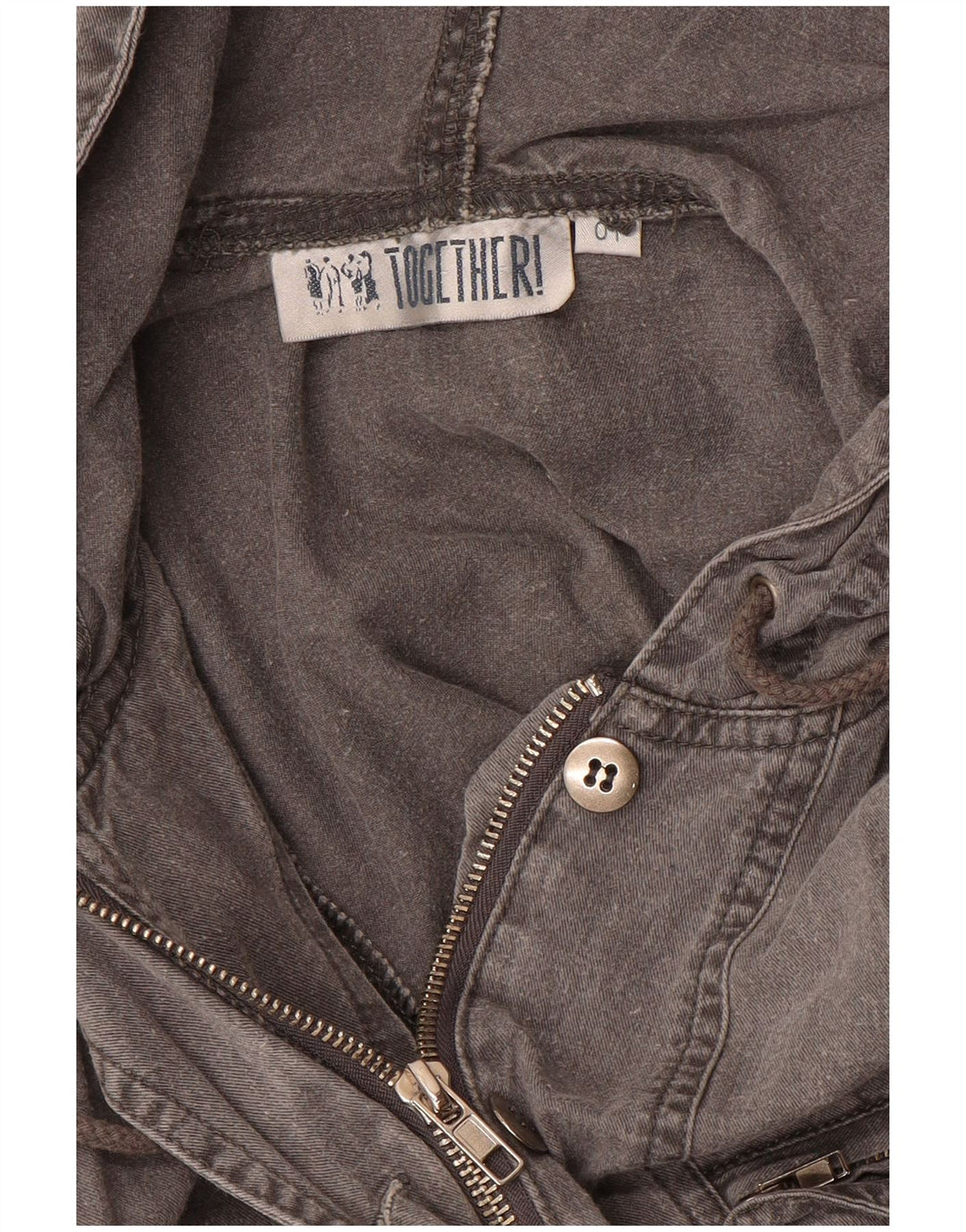 TOGETHER Женский комбинезон с капюшоном UK 14 Средний Серый