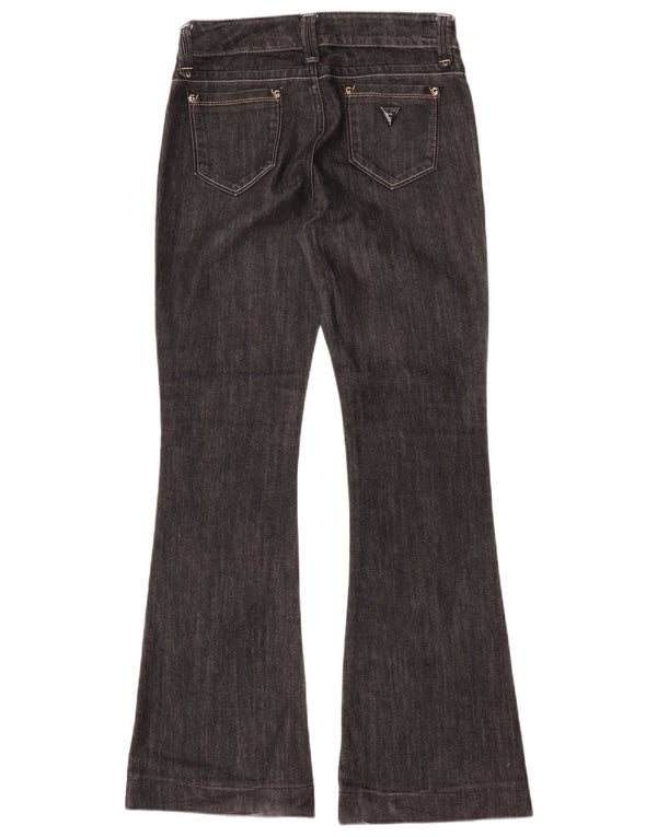 Женские расклешенные джинсы Guess W29 L32, черный хлопок