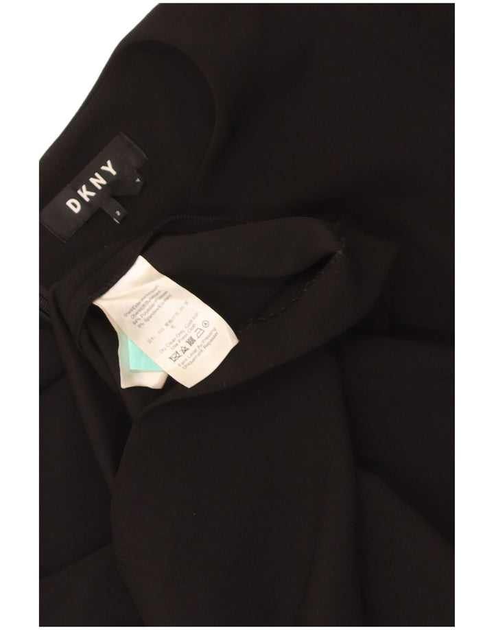Женское платье-футляр Dkny с рукавом 3/4, США 2 XS, черный полиэстер