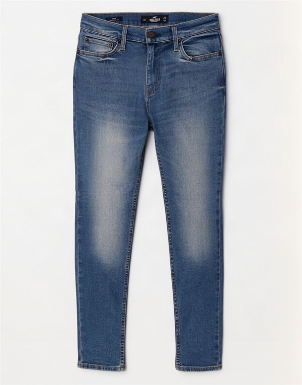 Женские джинсы скинни Hollister W30 L30, синий хлопок